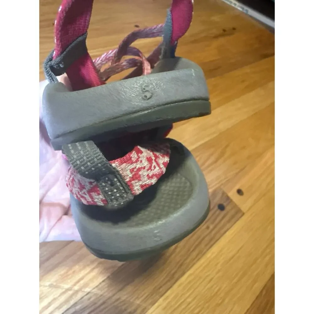 Chaco ZX1 Ecotread Rend Pink Sport Sandals J180014 Girls 5